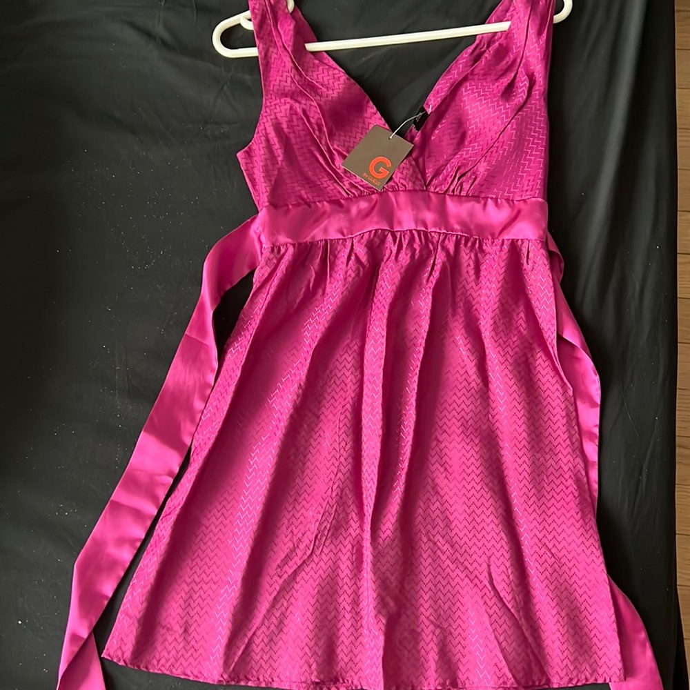 Guess hot pink dress! Brand new with tags